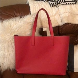 Red Everlane Day Market Tote